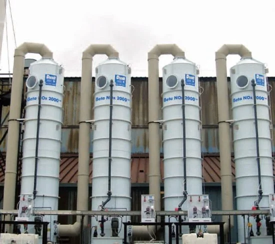 Acid Gas And Fume Control: Wet And Dry Scrubbing Systems 4 Hee duall nox control wet scrubbers product large 550x488 1